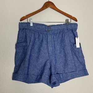 NWT Anthro Hei Hei Marnie Chambray Shorts